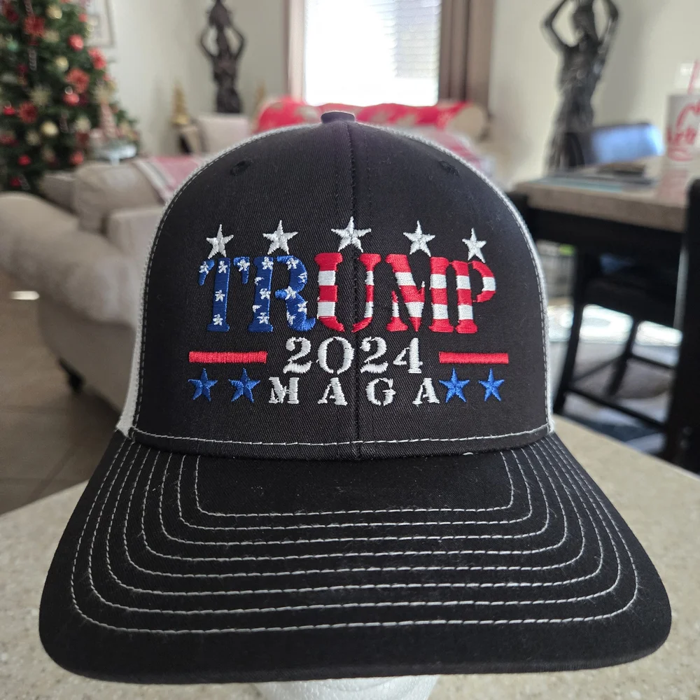 RICHARDSON TRUMP TRUCKER 2024 MAGA HAT.